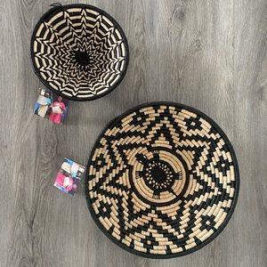 Handmade wall baskets